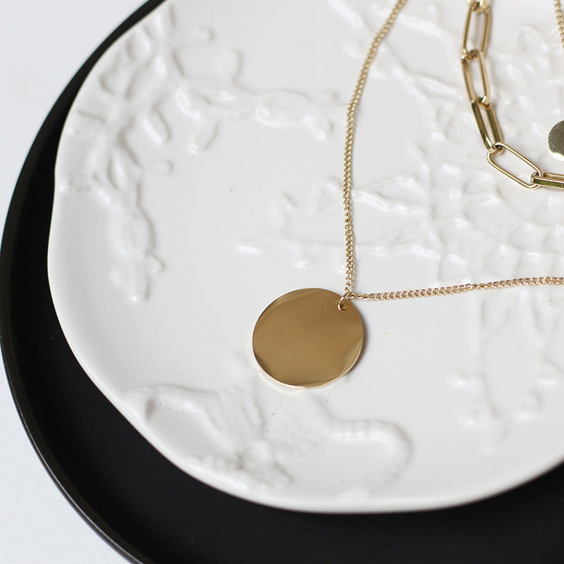 Multilayer necklace clavicle chain sweater chain