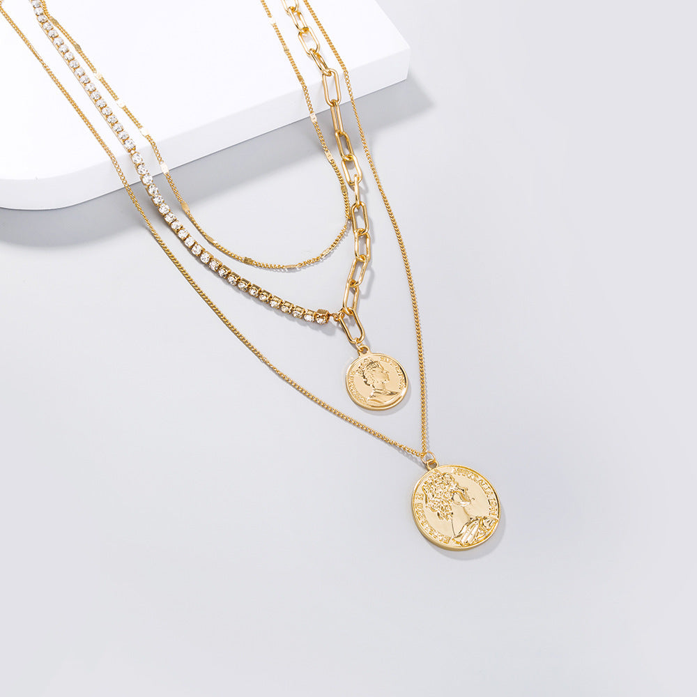 Rhinestone Catch Chain Stitching Lattice Chain