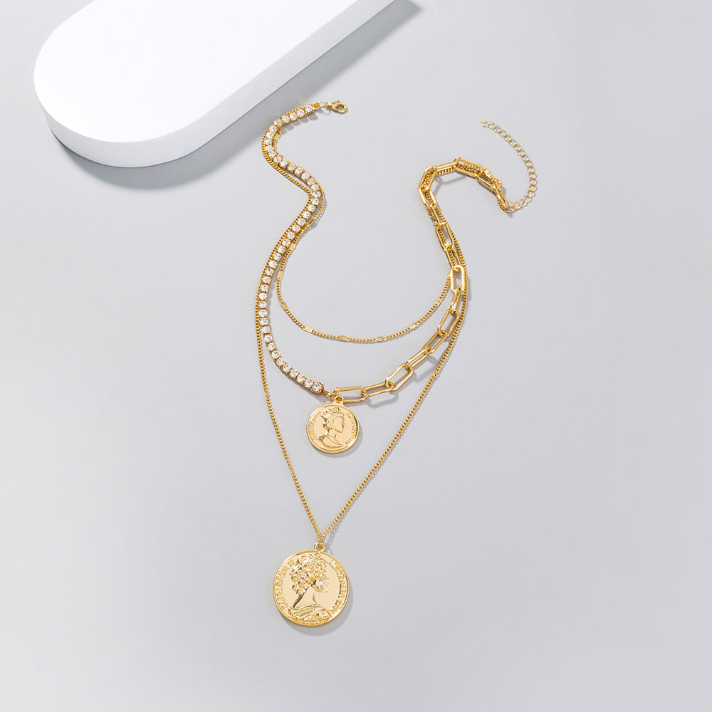 Rhinestone Catch Chain Stitching Lattice Chain